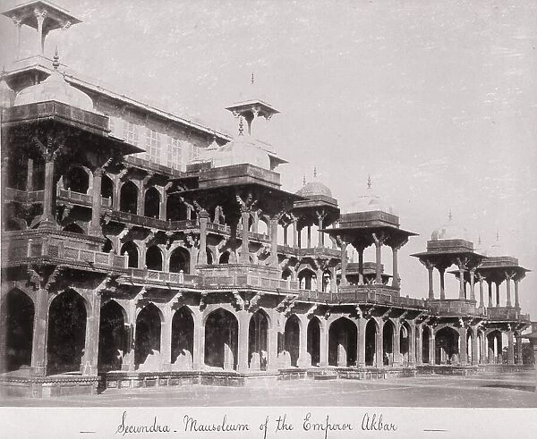 Secundra, Mausoleum of the Emperor Akbar, Late 1860s. Creator: Samuel Bourne