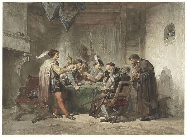 Selling the loot, 1859. Creator: Herman Frederik Carel Ten Kate