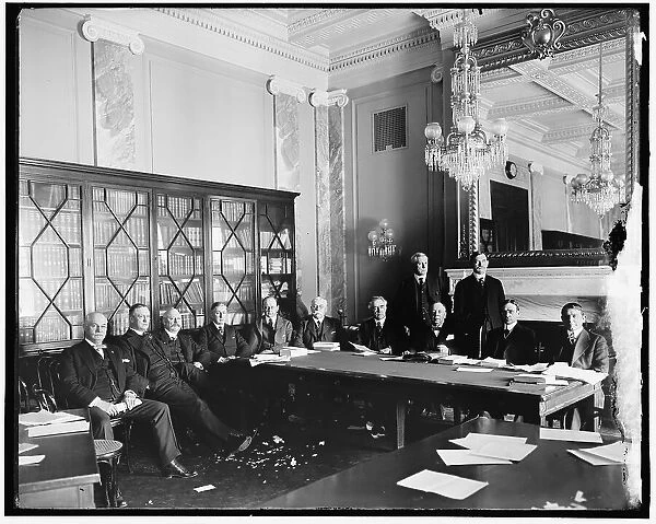 Senate Committee and Baker, between 1910 and 1920. Creator: Harris & Ewing. Senate Committee and Baker, between 1910 and 1920. Creator: Harris & Ewing