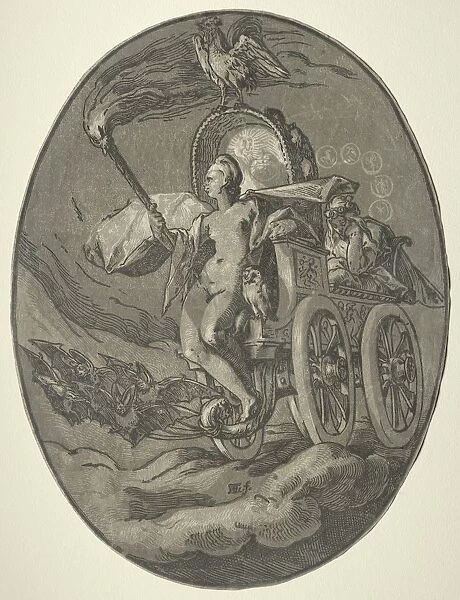 Seven Deities: Nox (Night), 1588-1590. Creator: Hendrick Goltzius (Dutch, 1558-1617)