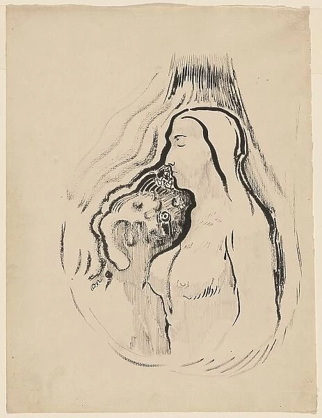 The Shadow (L'Ombre), 1896-1900. Creator: Odilon Redon