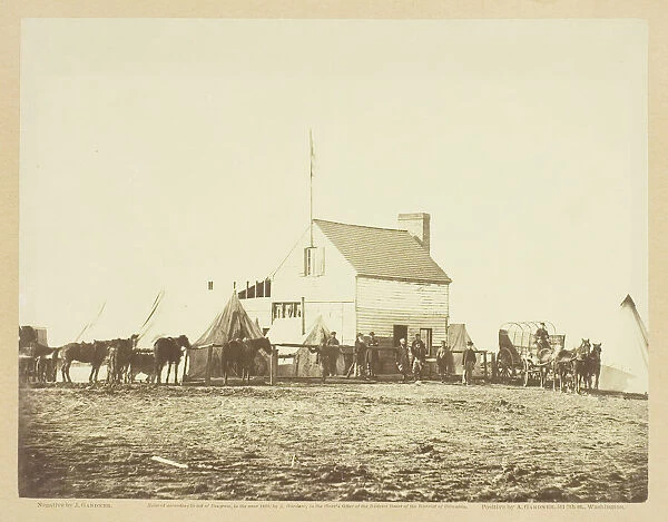 The Shebang, or Quarters of U. S. Sanitary Commission, Brandy Station, November 1863