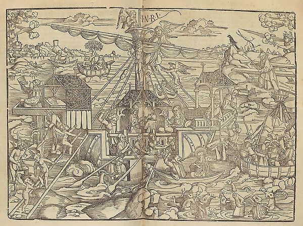 The Ship of Salvation, 1512. Creator: Johann Gruninger