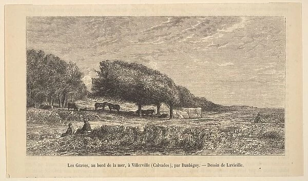 The Shoreline, 1835-78. Creator: Jacques-Adrien Lavieille