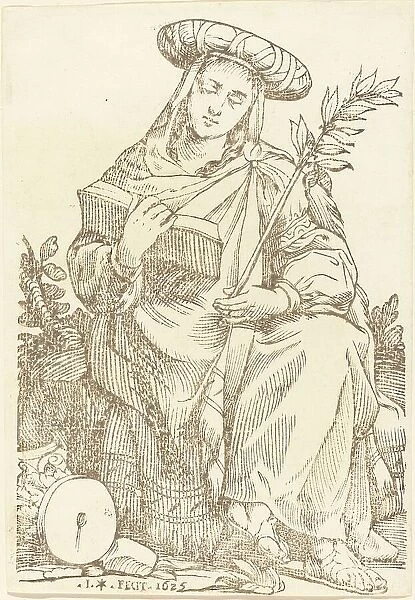Sibylla Libyca, 1625. Creator: Jacques Stella