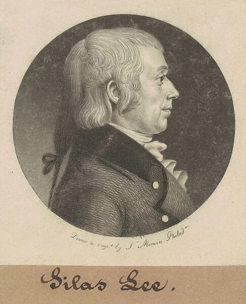 Silas Lee, 1799. Creator: Charles Balthazar Julien Fevret de Saint-Memin