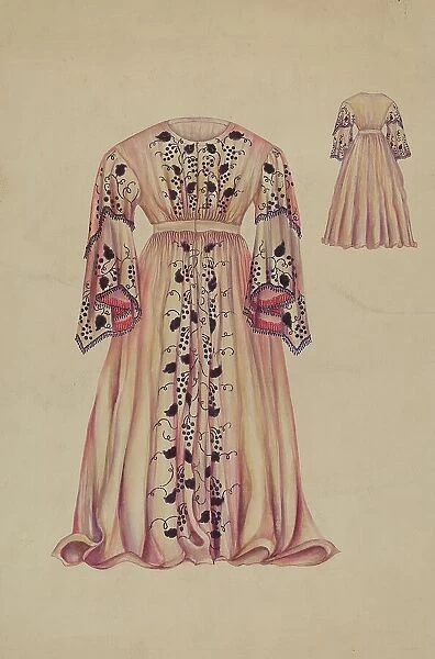 Silk Taffeta Costume, c. 1938. Creator: Sarah F. Williams