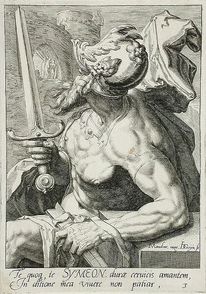Simeon, c1590. Creator: Jacques de Gheyn II