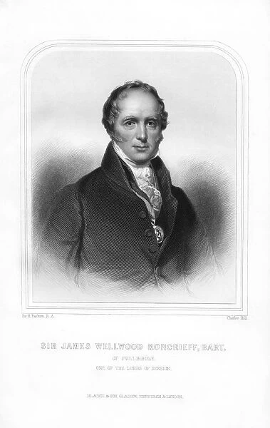 Sir James Wellwood Moncrieff, eminent Scottish judge, (1870). Artist: Charles Holl
