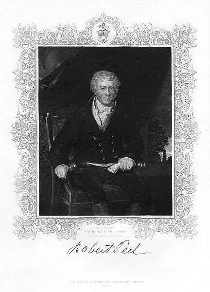 Sir Robert Peel, British industrialist, 19th century