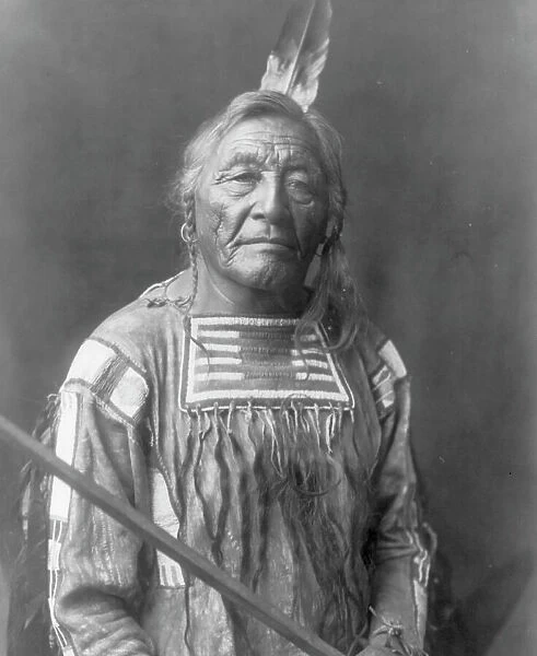 Sitting Elk-Apsaroke, c1908. Creator: Edward Sheriff Curtis