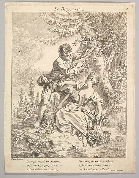 The Sly Shepherd, 18th century. Creator: Unknown