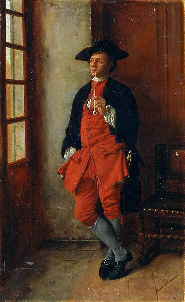 A Smoker, 19th century. Artist: Jean Louis Ernest Meissonier