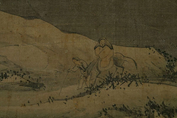 Snowy landscape, between 1368 and 1644. Creator: Unknown
