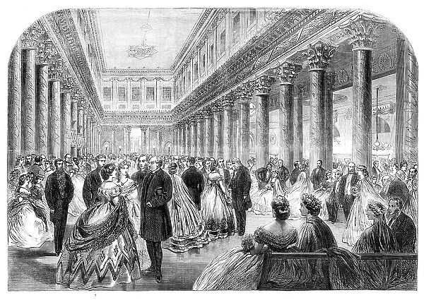 The Social Science Congress at New York: conversazione in the Assembly Rooms, Blake-street, 1864. Creator: Unknown