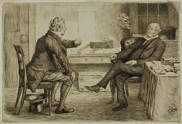 Solicitor and Client, 1870  /  91. Creator: Charles Samuel Keene