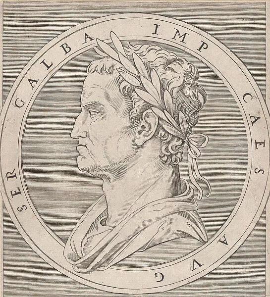 Speculum Romanae Magnificentiae: Galba, from The Twelve Caesars, ca. 1500-1534. ca