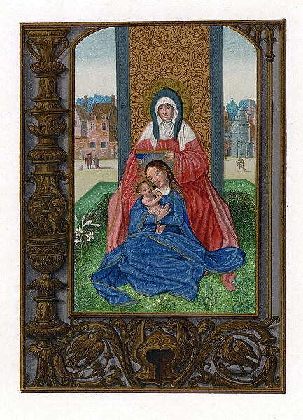 St Anne with the Virgin and child, 1516-1529