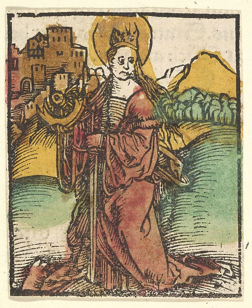 St. Catherine (copy), after 1511. Creator: Unknown