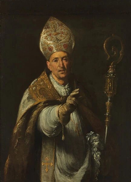 St. Gerardo Sagredo, Bishop of Csanad, 1633. Creator: Bernardo Strozzi
