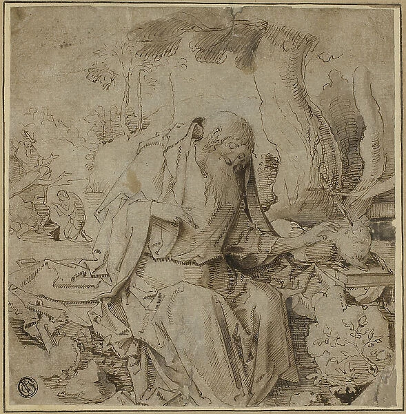 St. John with the Lamb, c.1520. Creators: Unknown, Jan Claudius de Cock