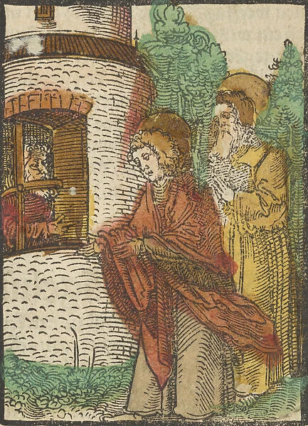 St. John in Prison, from Das Plenarium, 1517. Creator: Hans Schaufelein the Elder