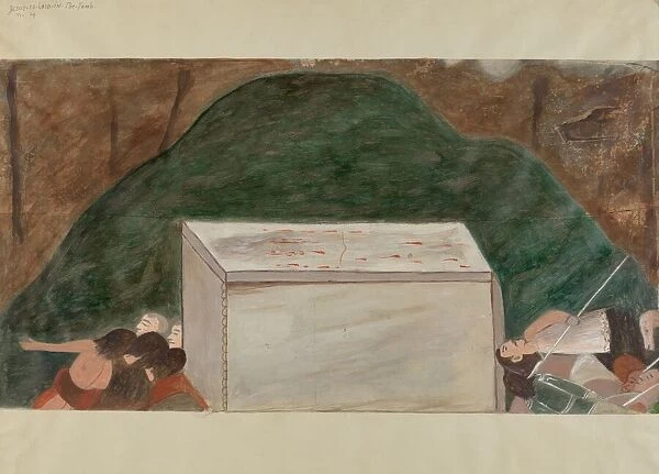 Station of the Cross No. 14: 'Jesus is Laid in His Tomb', c. 1936
