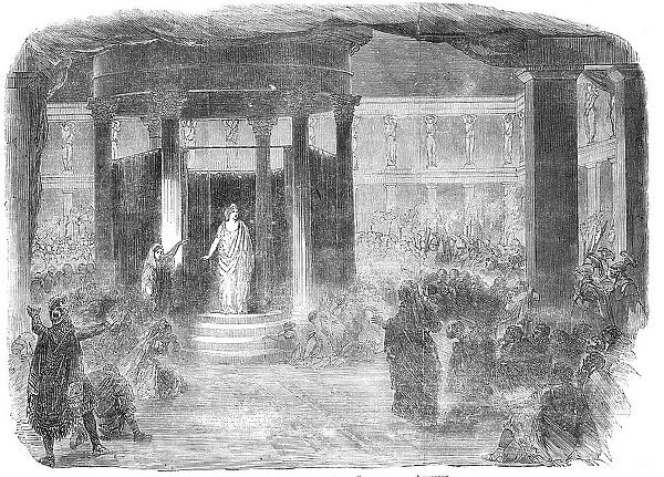 The Statue Scene from 'The Winter's Tale', at the Princess Theatre, 1856. Creator: Unknown. The Statue Scene from 'The Winter's Tale', at the Princess Theatre, 1856. Creator: Unknown