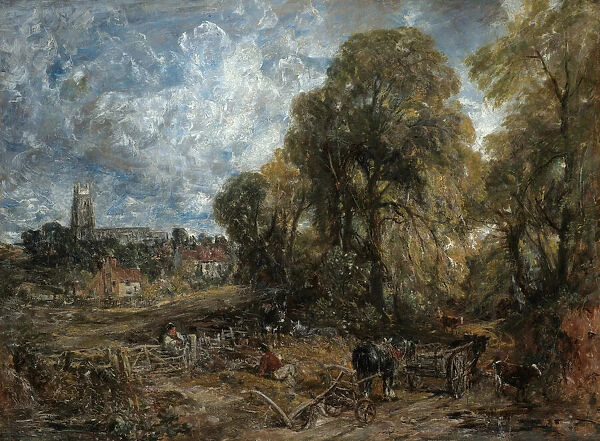 Stoke-by-Nayland, 1836. Creator: John Constable