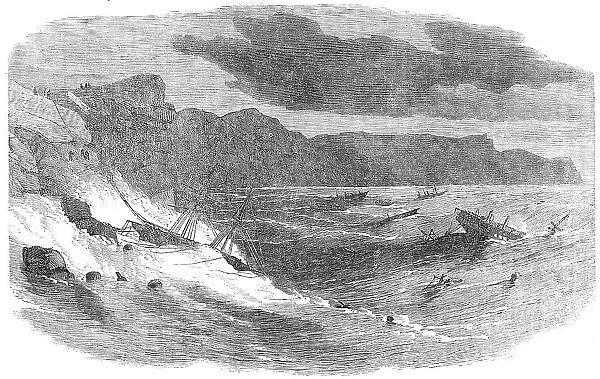 Storm in Balaclava Bay, 1854. Creator: Unknown