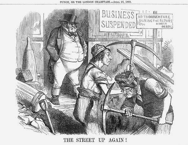 The Street Up Again!, 1859