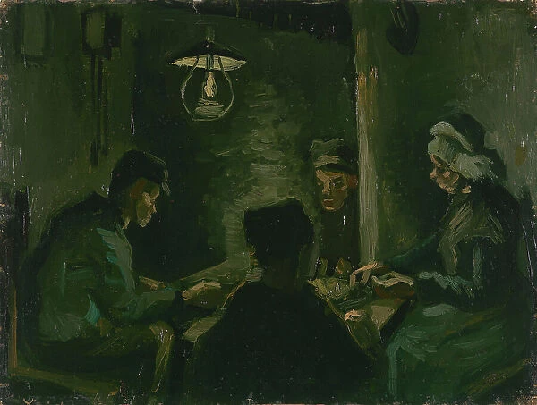 Study for 'The Potato Eaters', 1885. Creator: Gogh, Vincent, van (1853-1890). Study for 'The Potato Eaters', 1885. Creator: Gogh, Vincent, van (1853-1890)