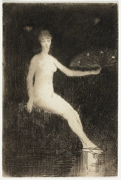 Summer (Black and White Version), 1888. Creator: Theodore Roussel