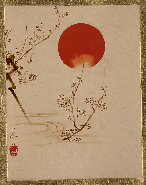 Sun and Plum Branches. Creator: Shibata Zeshin