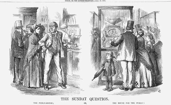 The Sunday Question, 1869. Artist: John Tenniel