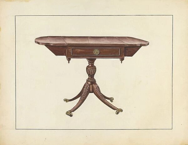Table, c. 1953. Creator: John Garay
