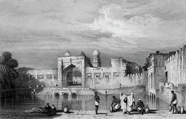 Taj Bowlee, Bejapore, 1834. Creator: Samuel Prout