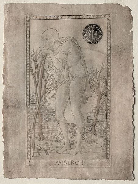 Tarocchi, before 1467. Creator: Master of the E-Series Tarocchi (Italian, 15th century)