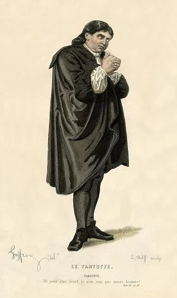 Tartuffe, 1868. Creator: L Wolff
