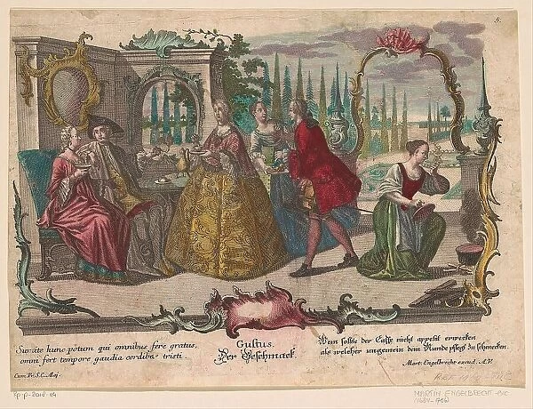 Taste, 1684-1756. Creator: Martin Engelbrecht