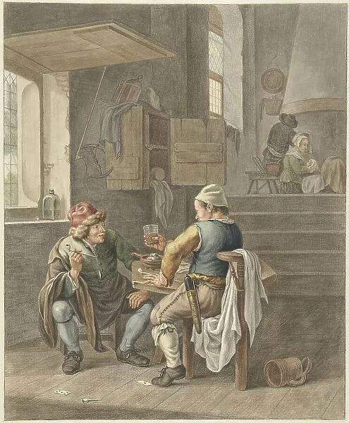 The Tavern, 1741-1820. Creator: Abraham Delfos