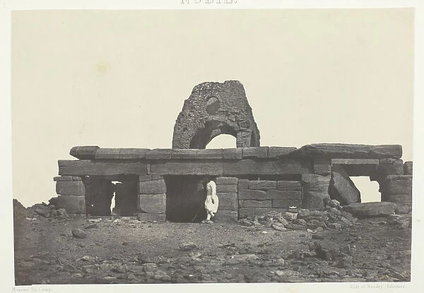 Temple d Amada; Nubie, 1849  /  51, printed 1852. Creator: Maxime du Camp