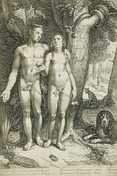 The Temptation, 1605. Creator: Jan Saenredam