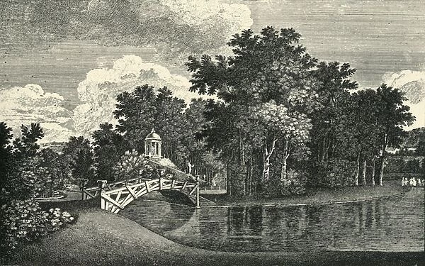 The... gardens of West Wycombe Park, Buckinghamshire, mid 18th century, (1903). Creator: Unknown