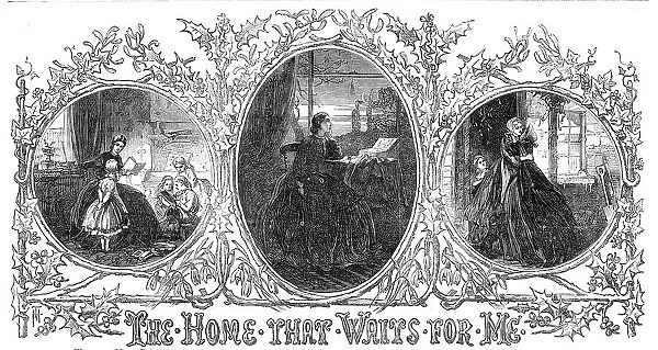 'The Home that Waits for Me', 1864. Creator: Unknown. 'The Home that Waits for Me', 1864. Creator: Unknown