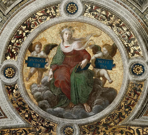 Theology. (Ceiling Fresco in Stanza della Segnatura), ca 1510-1511. Creator: Raphael