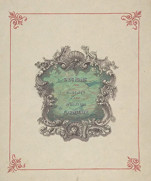 Title Page Design: Designs for Cabinet and Upholstery Furniture, 1830-1900