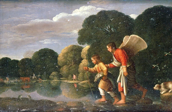Tobias and Angel, 1578-1610. Artist: Adam Elsheimer