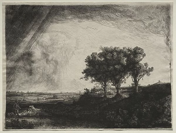 The Three Trees, c. 1770-1844. Creator: James Bretherton (British, 1844)