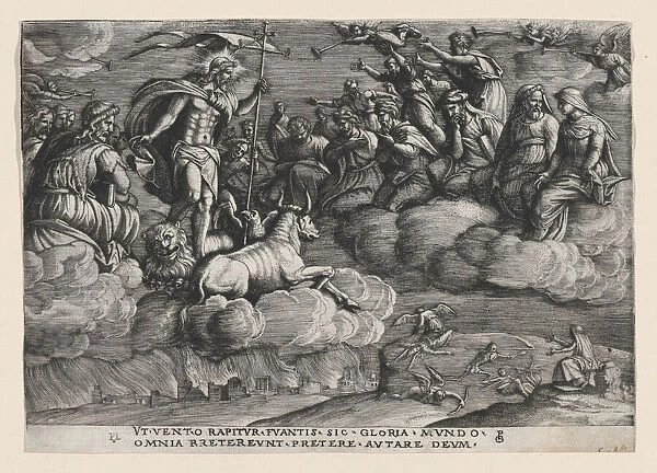 The Triumph of Eternity on Death, from The Triumph of Petrarch. Creator: Georg Pencz